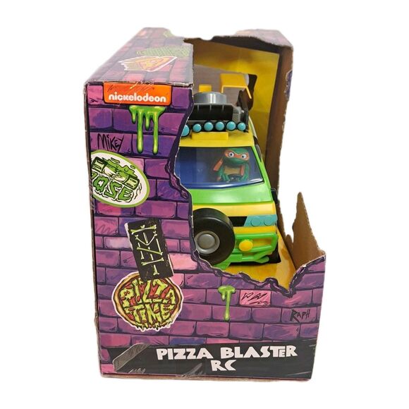 Teenage Mutant Ninja Turtles TMNT Mutant Mayhem RC Pizza Blaster Vehicle Toy NEW - Picture 2 of 6